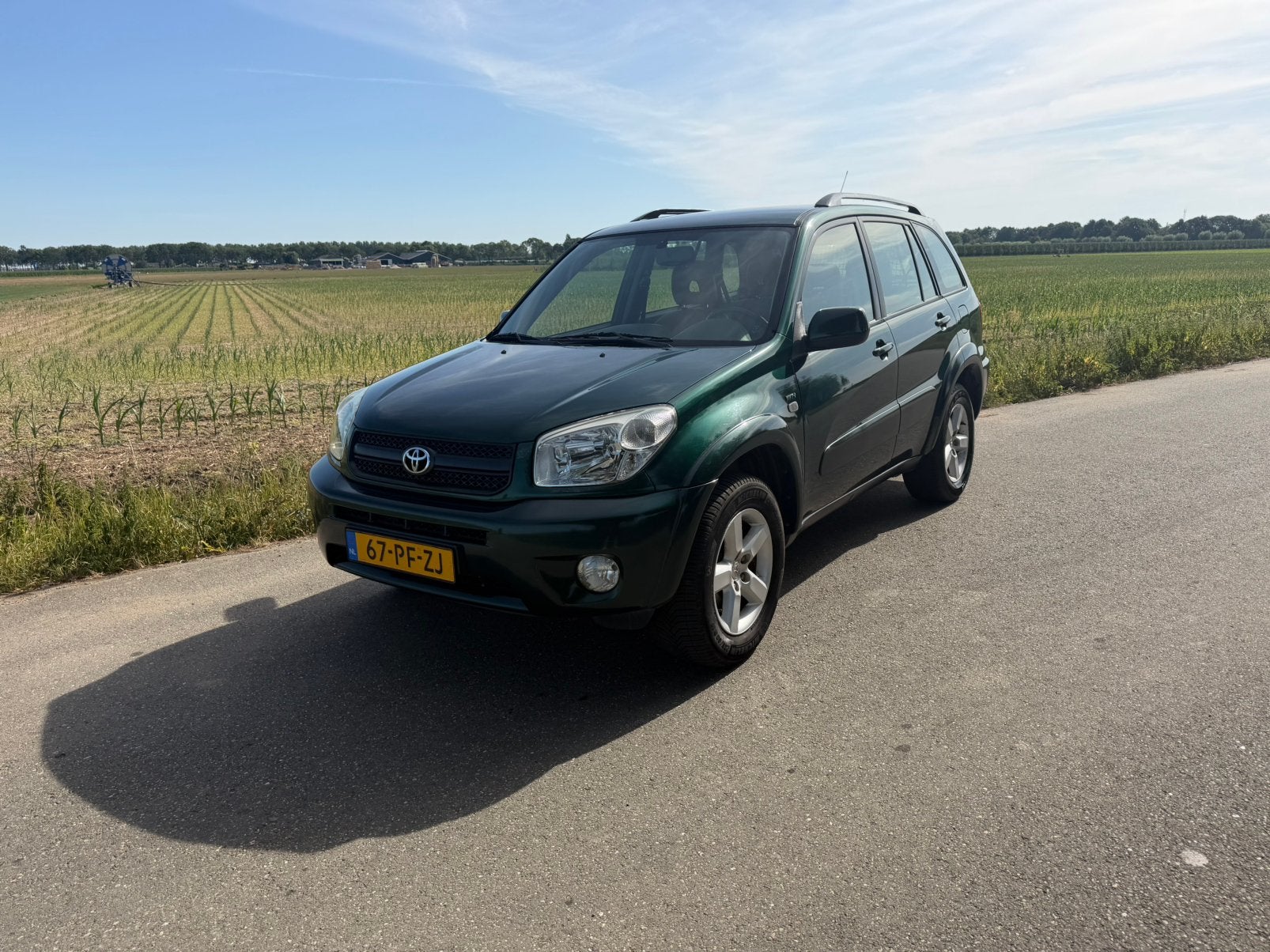 Toyota Rav4 2.0 5DR 4WD 2004 Groen, 1998 cc, 4 cilinders, Bruin, Handgeschakeld