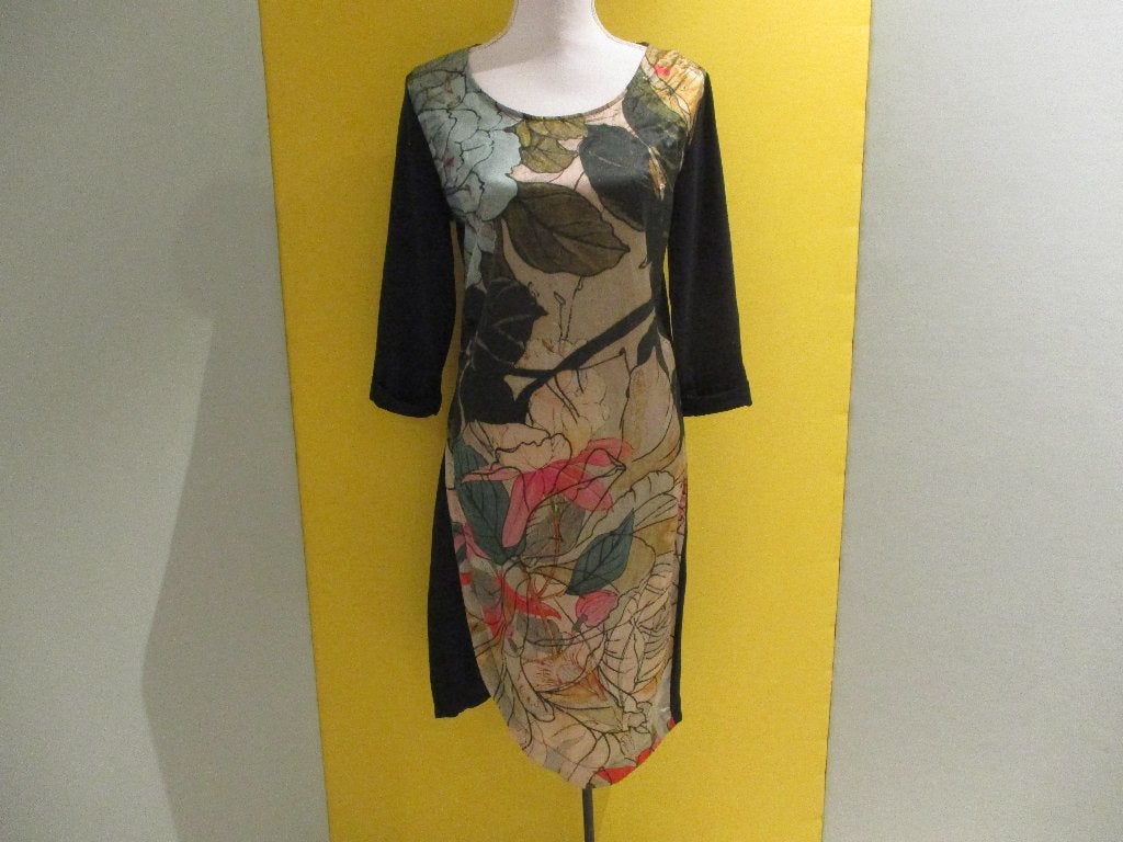 Alchemist jurk by Carolene Mewe maat 36 (made in Portugal), Verzenden, Zwart, Zo goed als nieuw, Maat 36 (S)