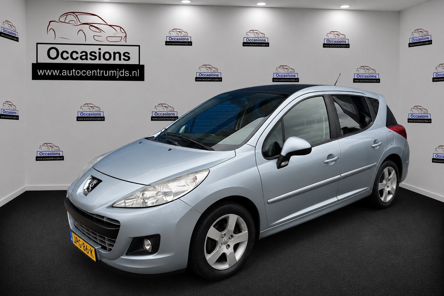 Peugeot 207 SW 1.6 VTi Allure automaat, Euro 5, Stof, Gebruikt, Zwart