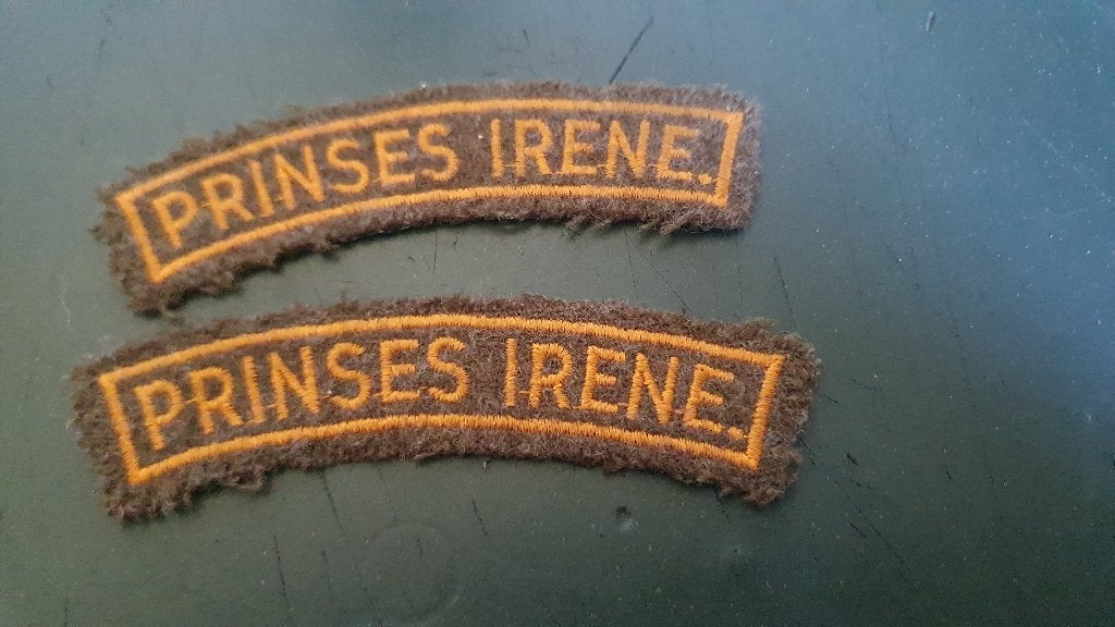 Straatnamen Prinses Irene, Verzenden, Landmacht, Nederland, Embleem of Badge