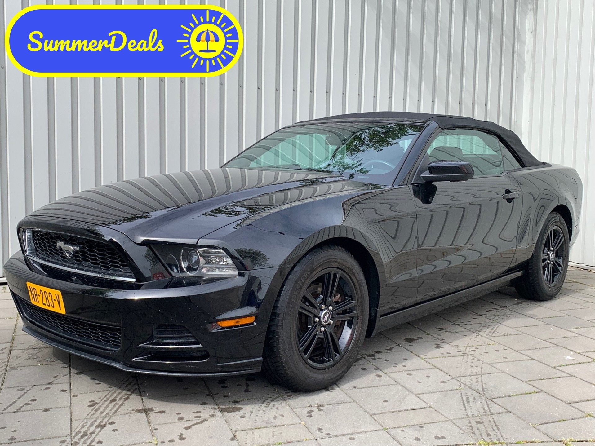 Ford USA Mustang 3.7 V6 Cabrio|Automaat|Climate Control|, Auto's, Achterwielaandrijving, Gebruikt, Zwart, Cabriolet