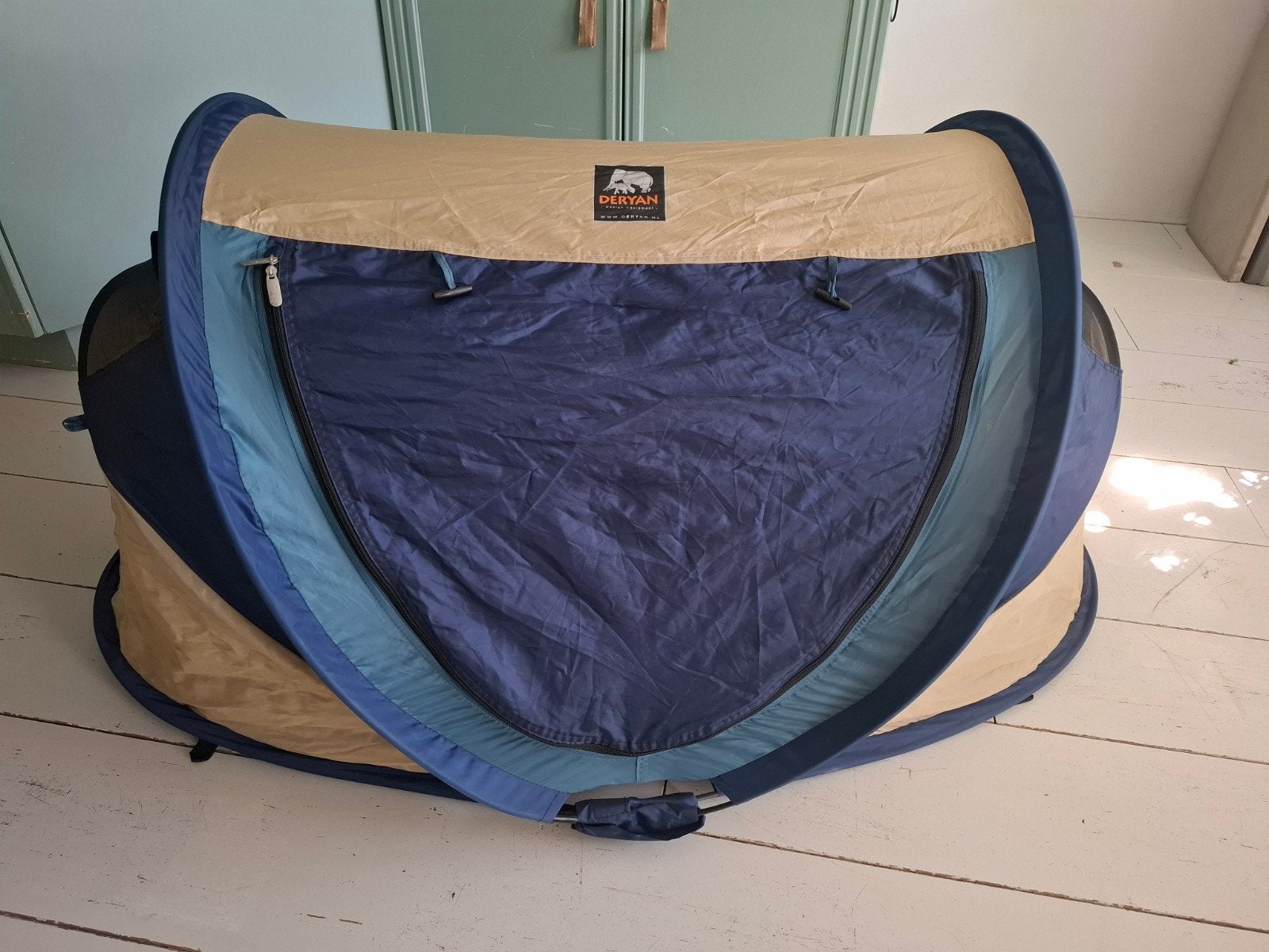 Deryan Travel Cot Peuter Luxe tentje, Ophalen of Verzenden, Gebruikt