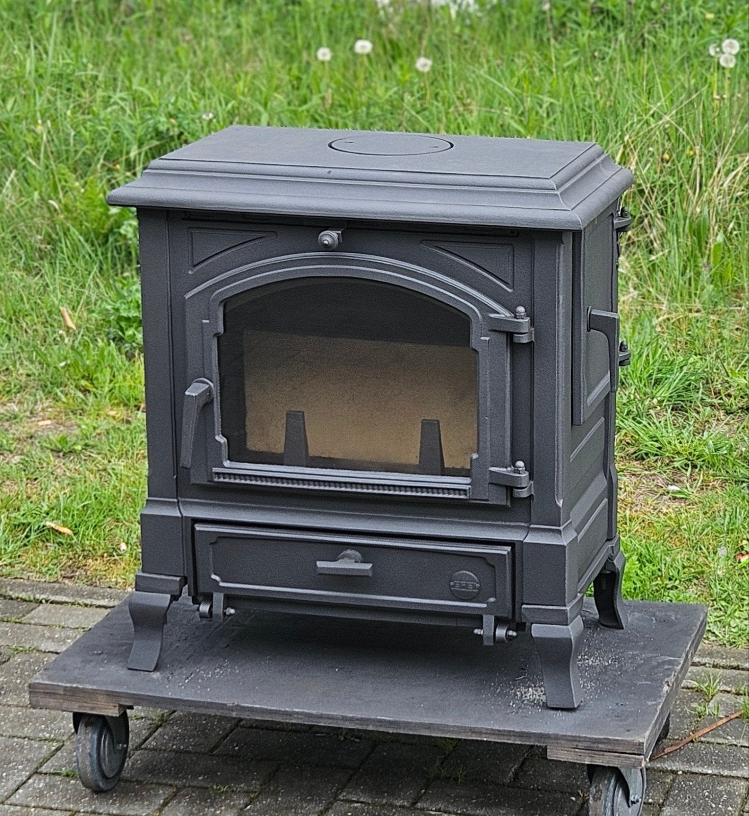 Houtkachel Efel Harmony 1, Ophalen, Houtkachel, Zo goed als nieuw, Vrijstaand