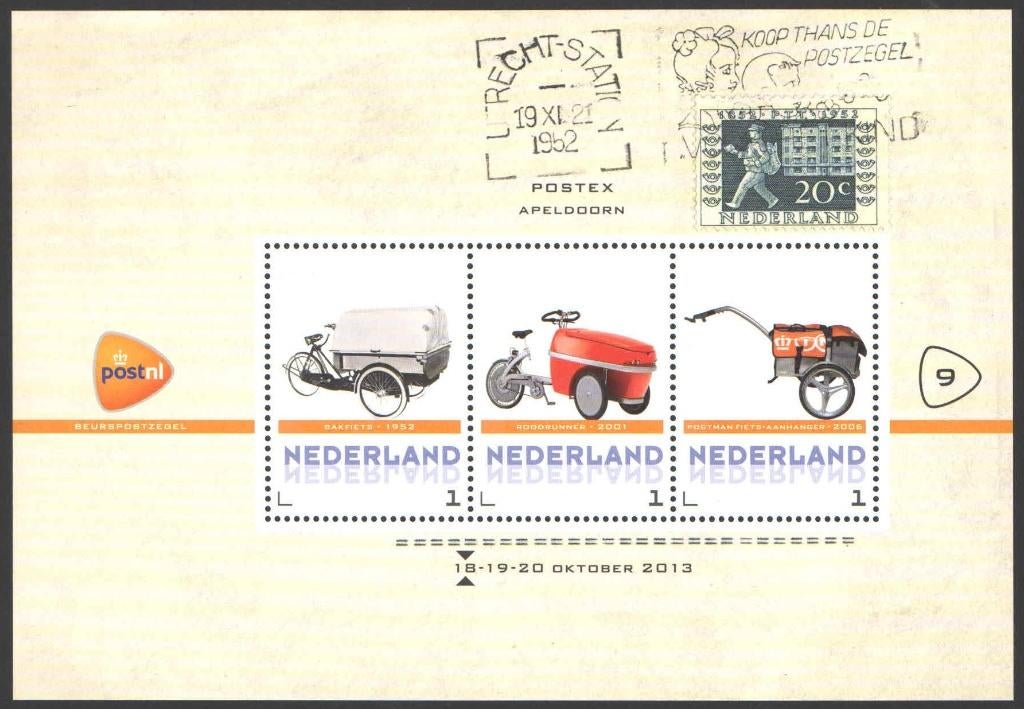 Postzegels Postex Apeldoorn 2013 (9), Postzegels en Munten, Postzegels | Nederland, Ophalen of Verzenden, Na 1940, Postfris
