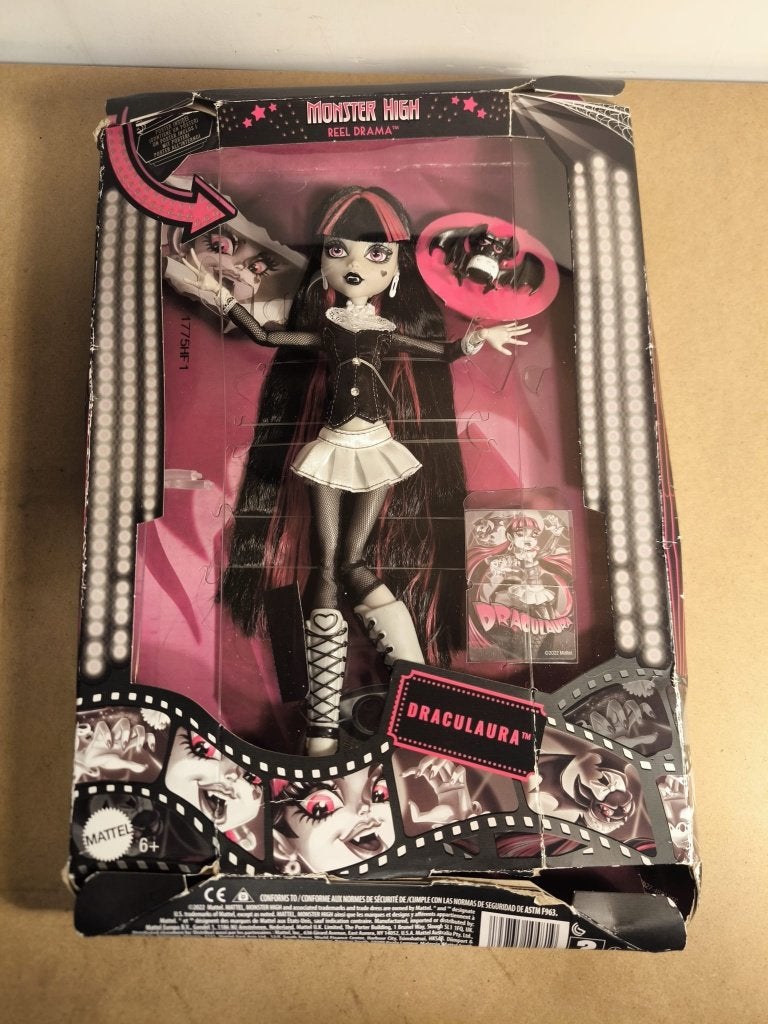 Mattel Monster High Reel Drama Draculaura Doll, Verzamelen, Ophalen of Verzenden, Nieuw, Pop