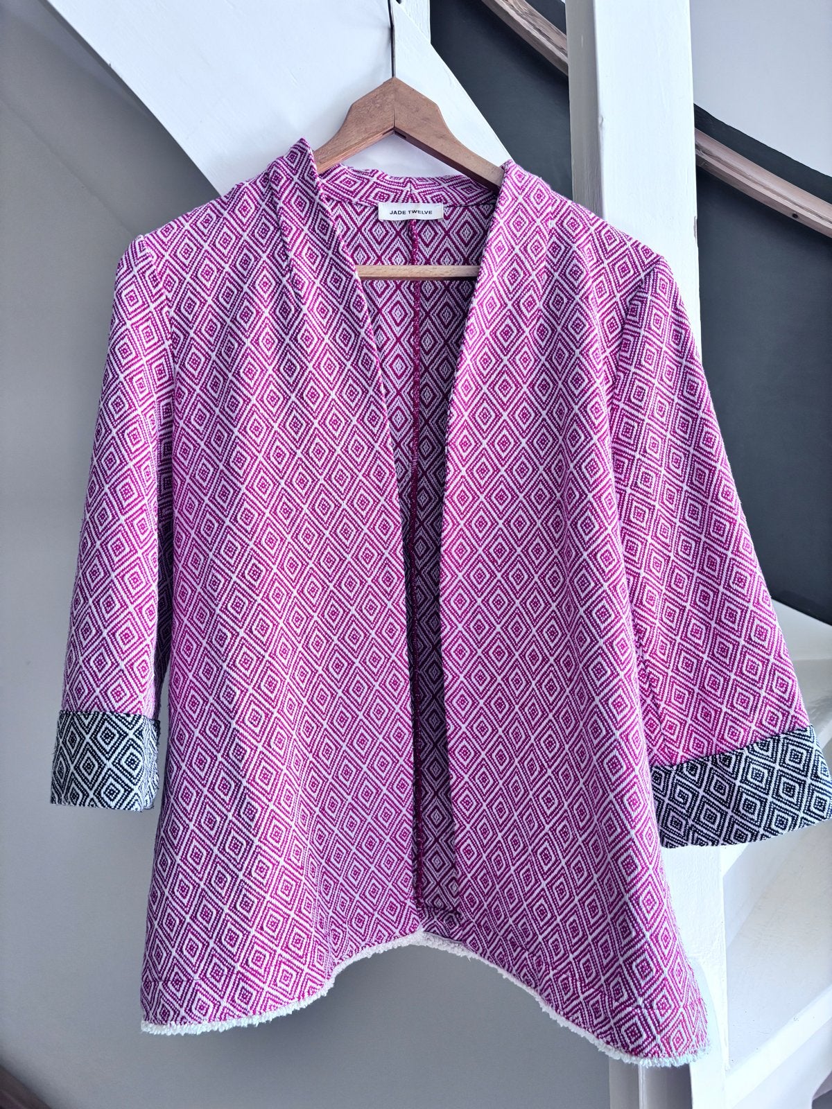 Jade Twelve St. Tropez Blazer - Maat L, Paars, Maat 42/44 (L), Ophalen of Verzenden, Zo goed als nieuw