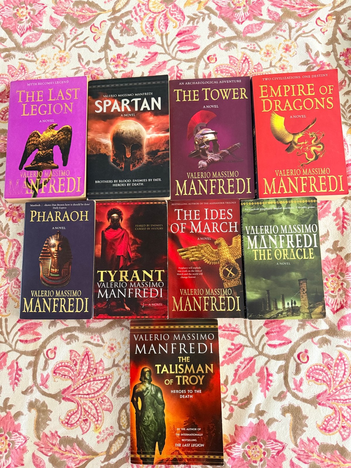 Valerio Massimo Manfredi Boeken Collectie (9 stuks), Ophalen of Verzenden, Gelezen, Europa overig