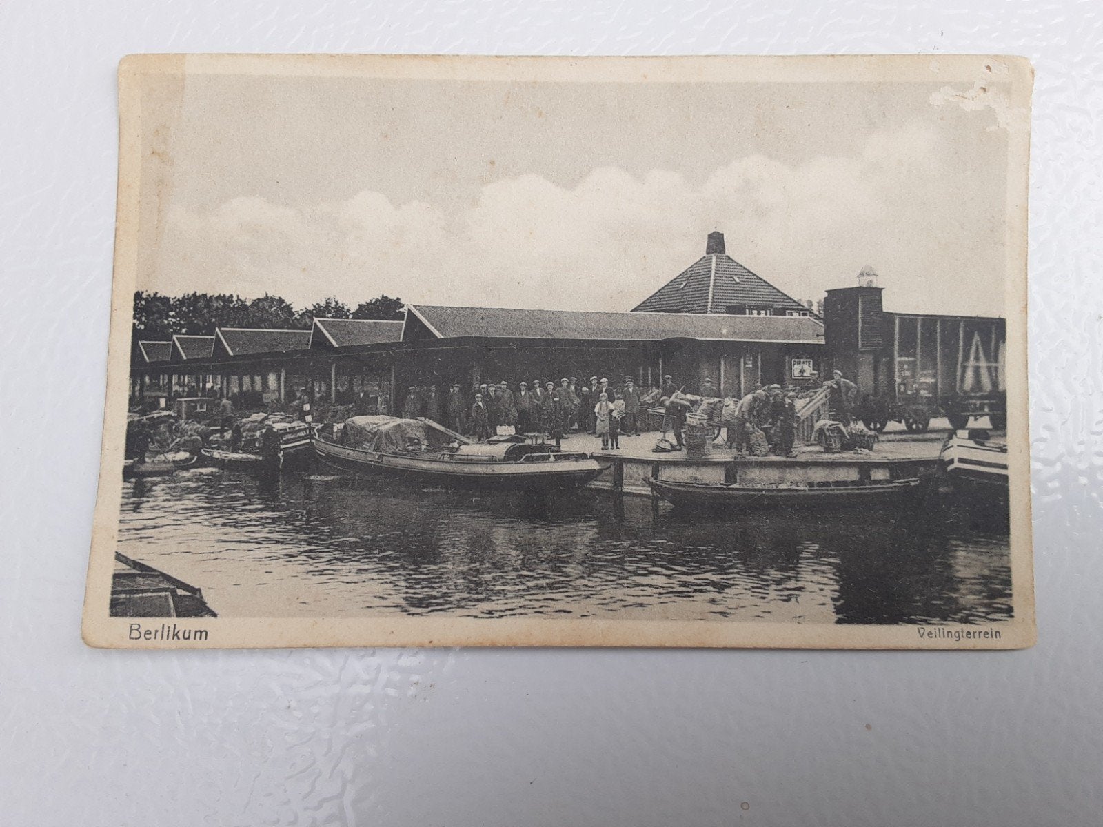 Berlikum Veilingterrein - gemeente Waadhoeke, Ophalen of Verzenden, Voor 1920, Gelopen, Friesland