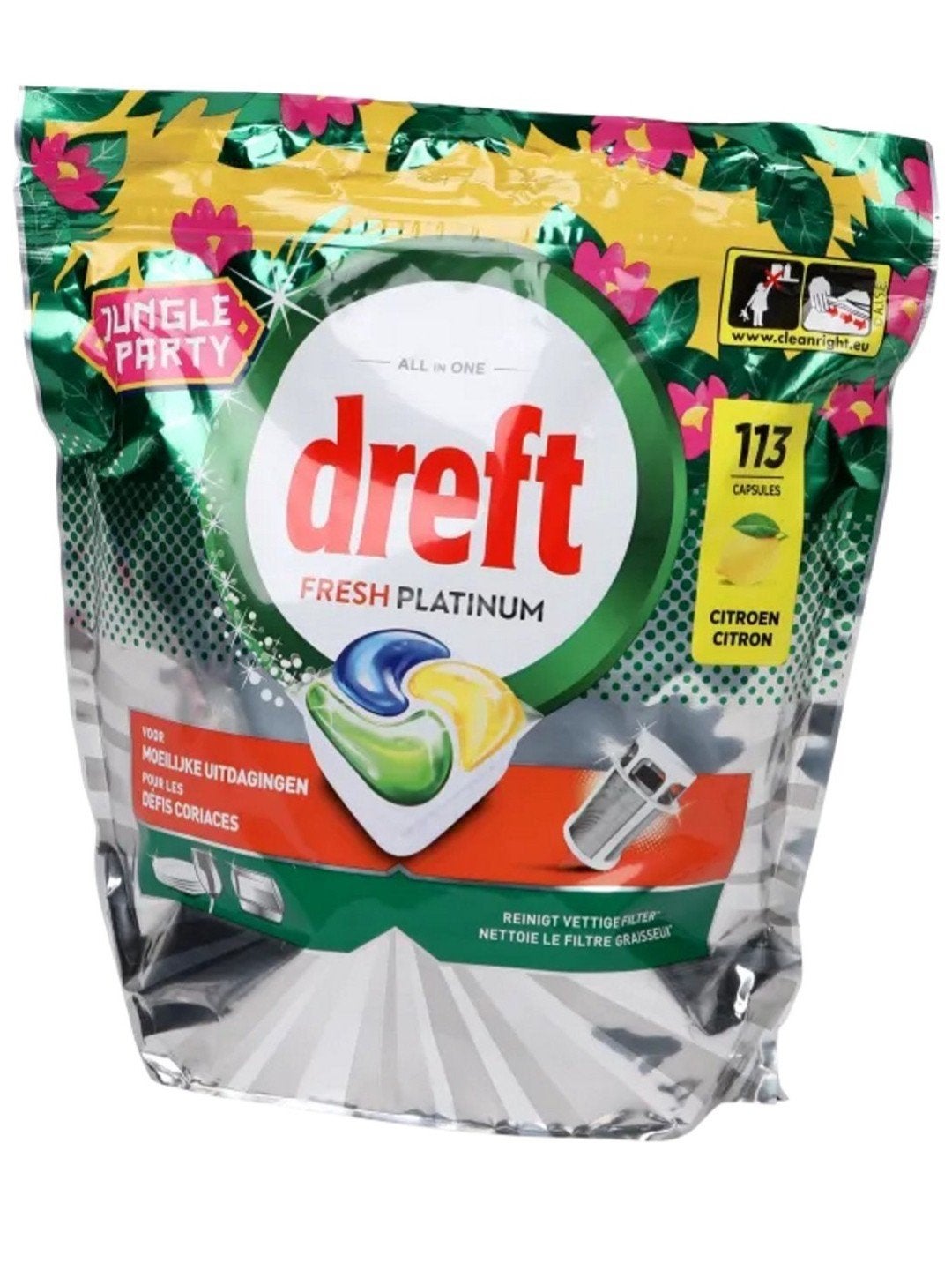 Dreft vaatwastabletten 113 in een zak, Ophalen