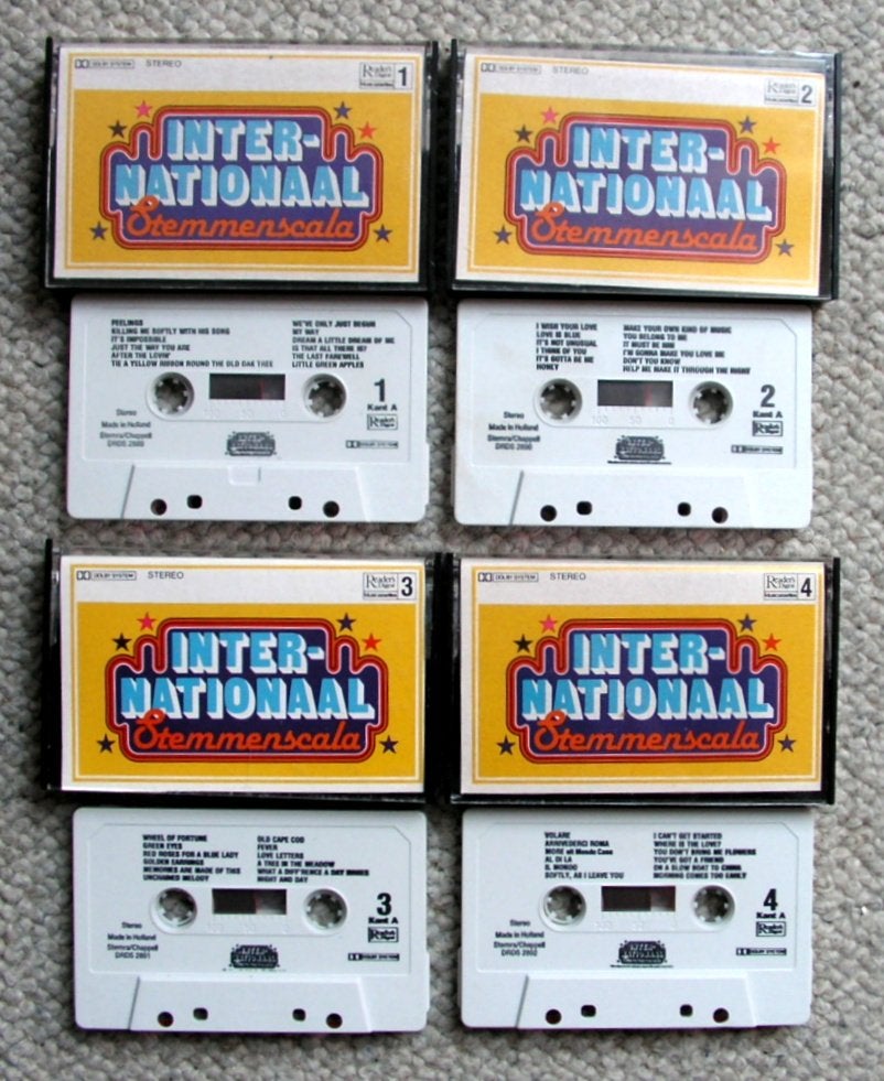 Internationaal Stemmenscala 96 nrs 4 cassettes ZGAN, Cd's en Dvd's, 2 t/m 25 bandjes, Filmmuziek en Soundtracks, Ophalen of Verzenden