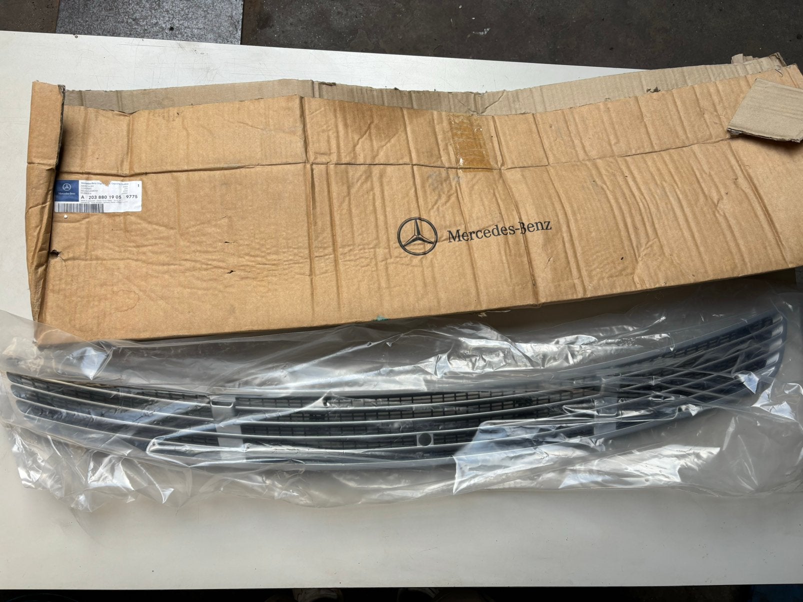 Mercedes W203 W209 Paravan Luchtrooster Nieuw, Ophalen of Verzenden
