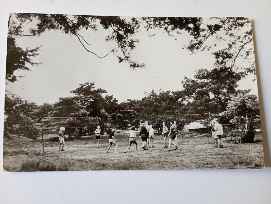 Leusden CJMV Kamp Volleybal 1957, Ophalen of Verzenden, 1940 tot 1960, Gelopen, Utrecht