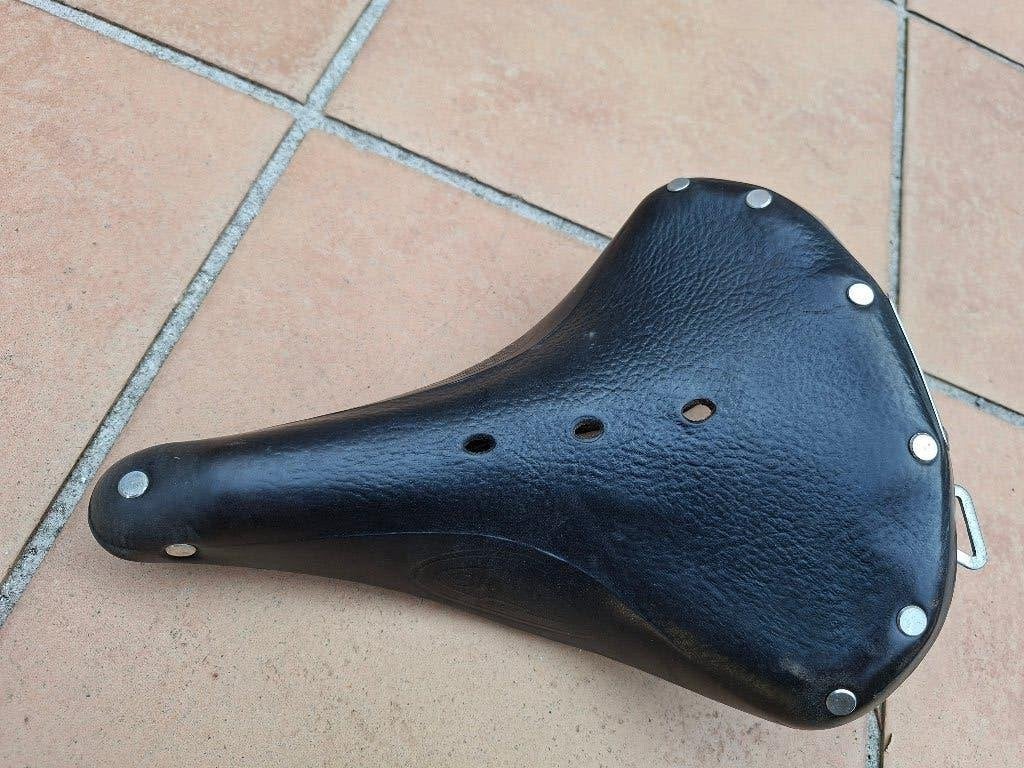 Brooks fietszadel B67, Gebruikt, Leer, Ophalen of Verzenden, Brooks