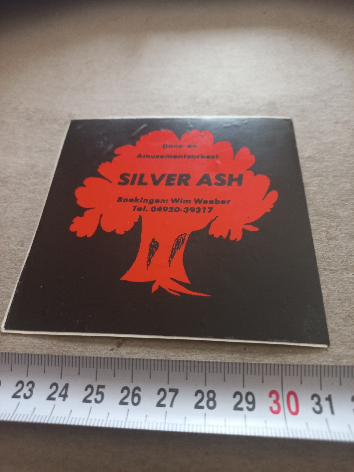 Orkest silver ash boekingen w weeber, Ophalen of Verzenden