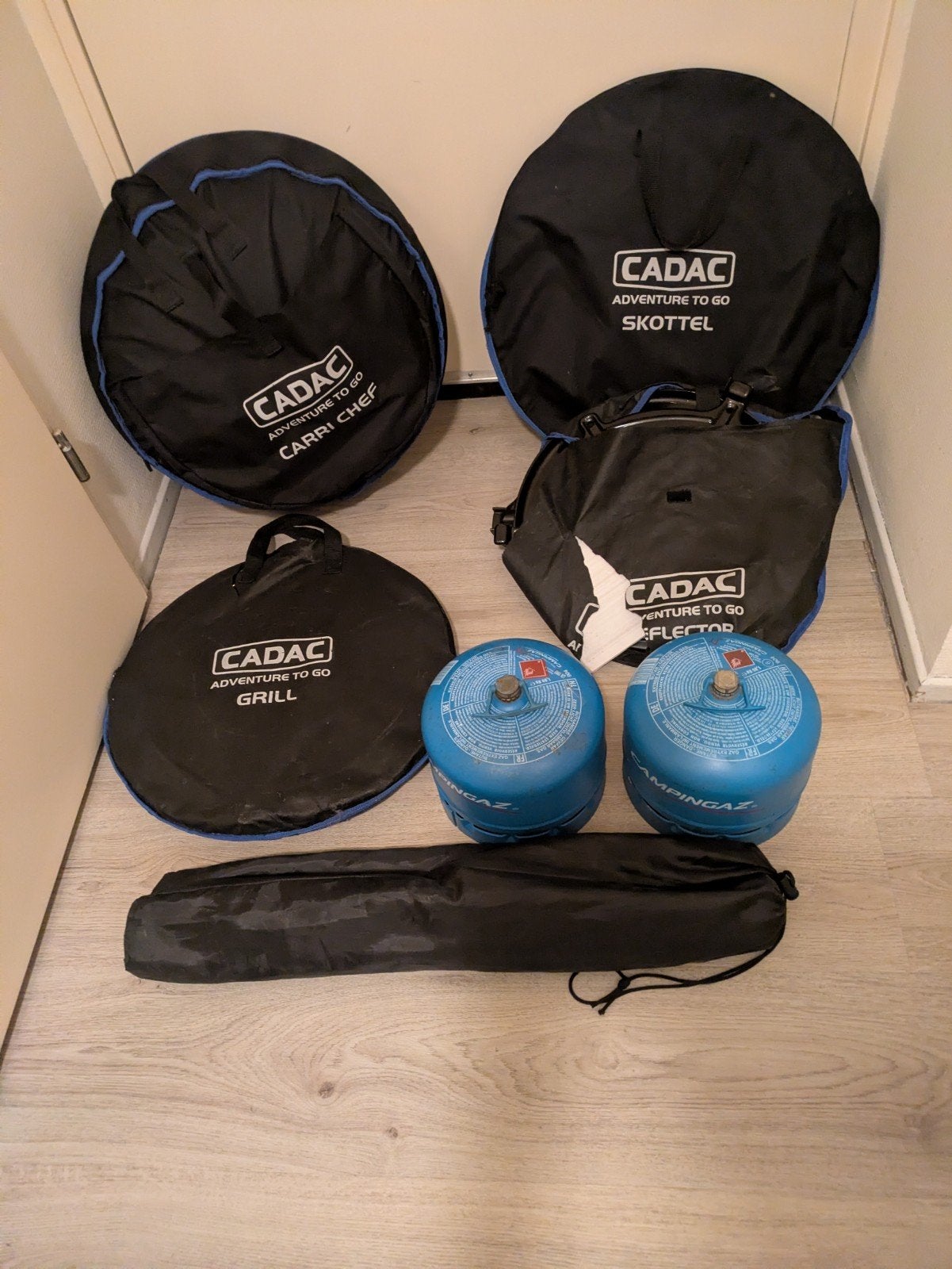 Cadac Carri Chef, Skottel, Grill met gasflessen, Ophalen of Verzenden, Gebruikt