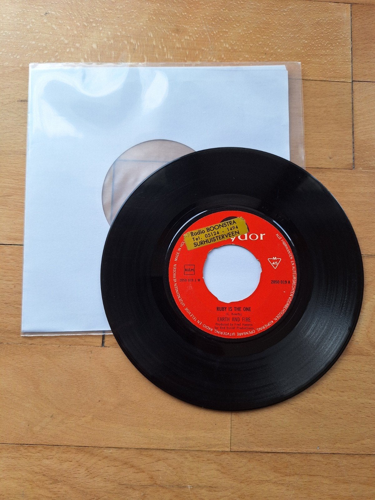 Earth and Fire - Ruby Is The One / Mechanical Lover (7 inch), Gebruikt, 7 inch, Ophalen of Verzenden, Pop