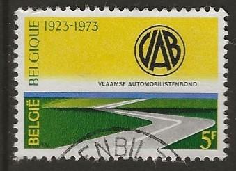Belgie 73, autoweg, Verzenden, Gestempeld
