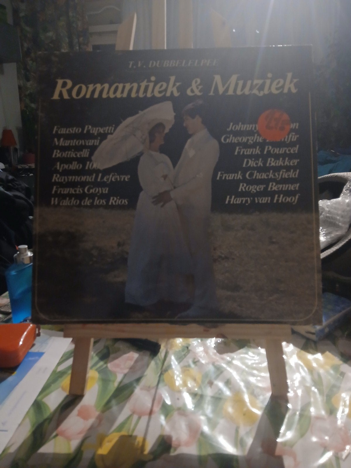 T.V. Dubbel-LP: Romantiek & Muziek - Diverse Artiesten, Gebruikt, Complilatie, Ophalen of Verzenden, 12 inch