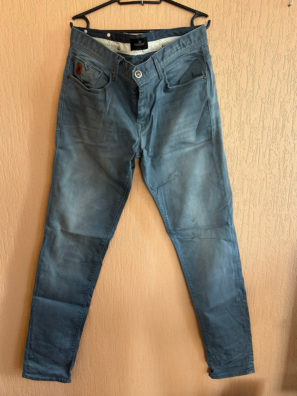 Vanguard V7 Rider Slim Straight Jeans W34/L36, Verzenden, Zo goed als nieuw, Overige kleuren, W33 - W34 (confectie 48/50)