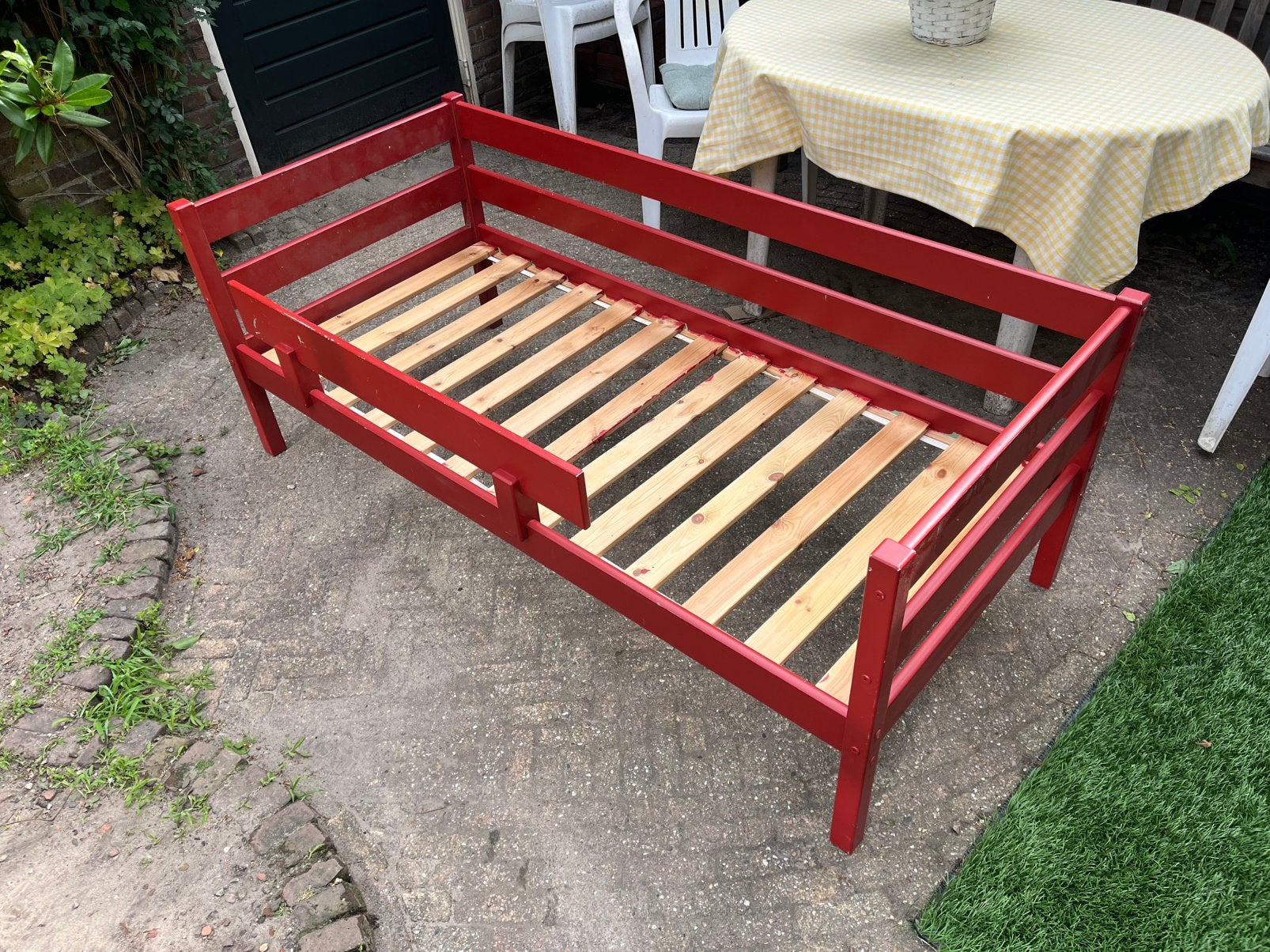 Kinderbed, Ophalen, Gebruikt, Eenpersoons, 190 cm of minder