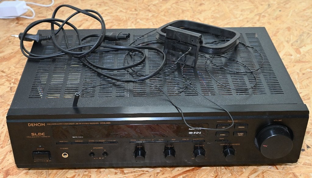 Denon tuner/versterker DRA-455, Ophalen, Gebruikt, Denon, 60 tot 120 watt