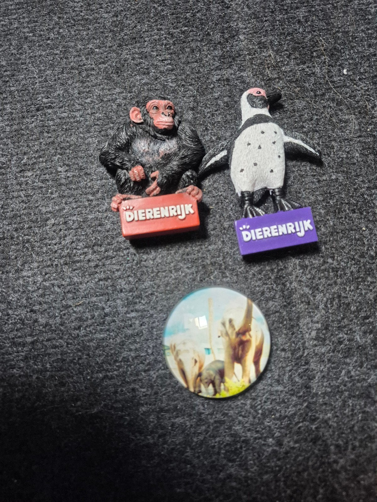 3 dierenrijk magneten dierentuin ( nu Eindhoven zoo, Verzamelen, Ophalen of Verzenden, Zo goed als nieuw, Beeldje of Figuurtje