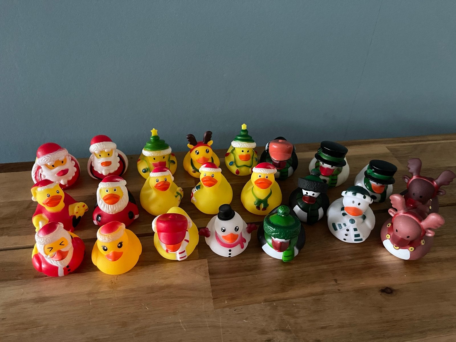 22 verschillende badeendjes in het thema kerst, Ophalen of Verzenden
