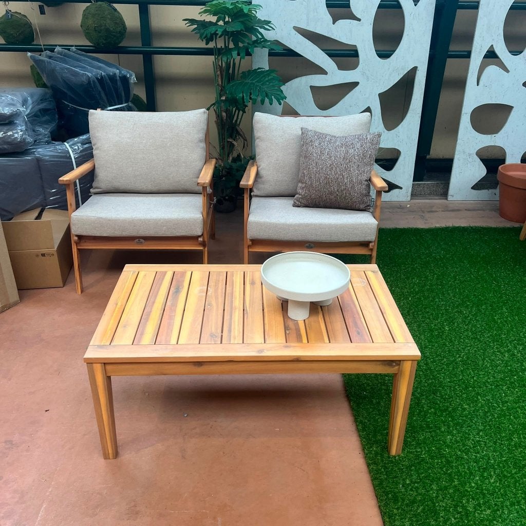 Tierra Loungeset | Showroommodel, Tuin en Terras, Tuinsets en Loungesets, Overige materialen, Gebruikt, Bijzettafel, Loungeset