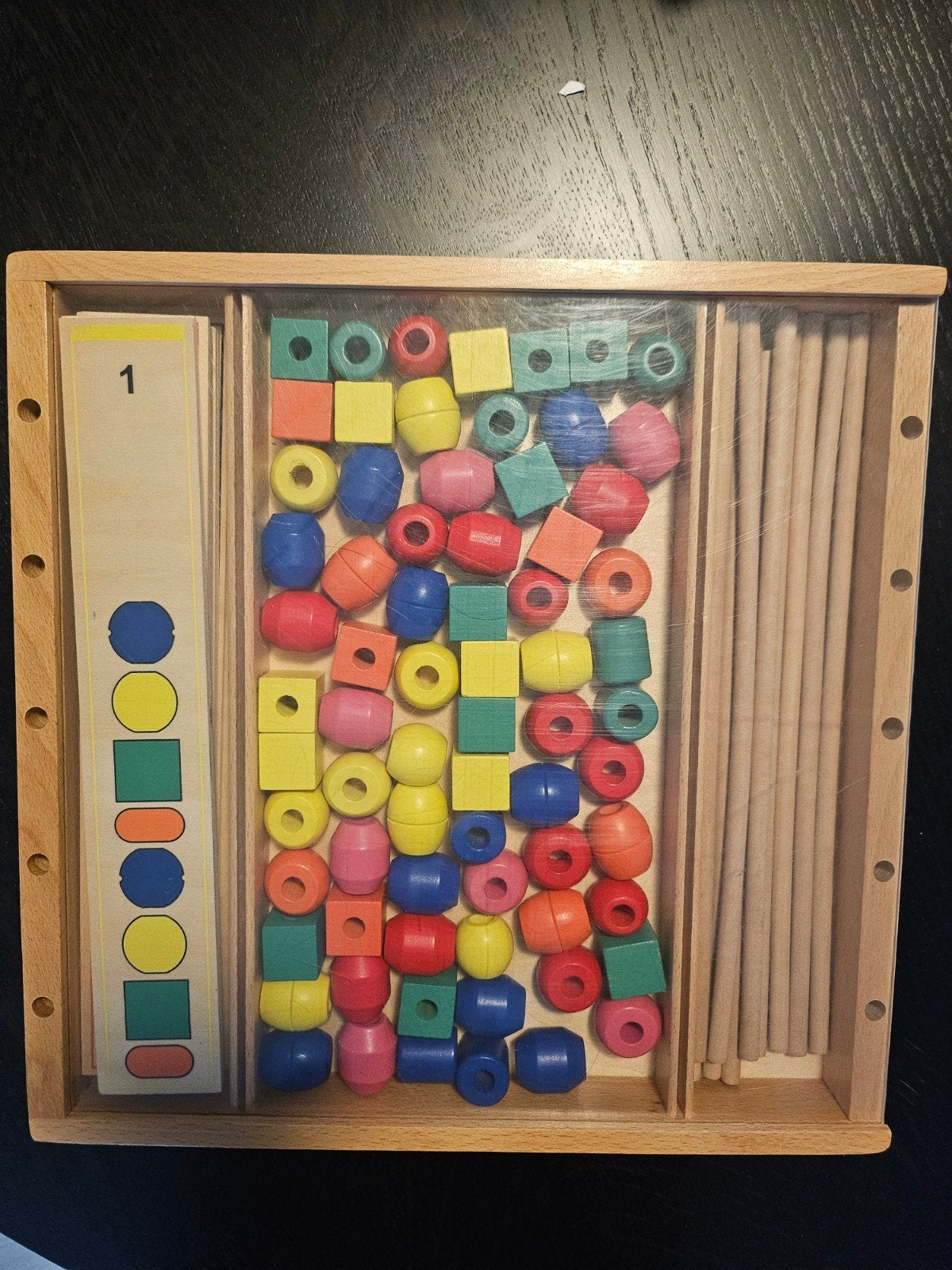 Andreu Toys Houten Montessori Kralenspel Rijgspeelgoed, Kinderen en Baby's, Speelgoed | Houten speelgoed, Ophalen of Verzenden