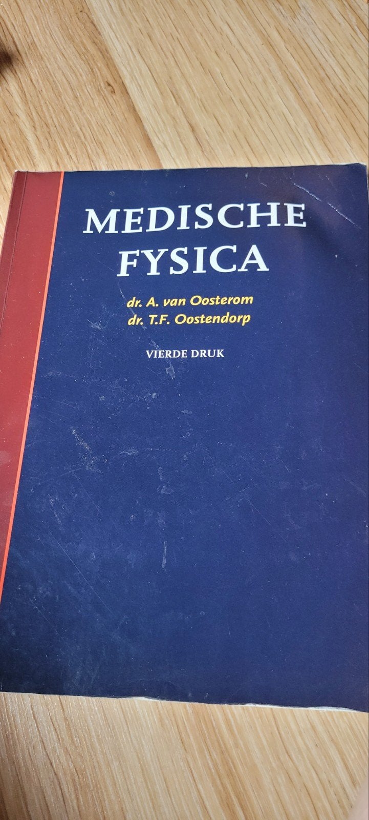 Medische Fysica - Dr. A. van Oosterom & Dr. T.F. Oostendorp, Boeken, Studieboeken en Cursussen, Zo goed als nieuw, WO, Beta, Ophalen of Verzenden