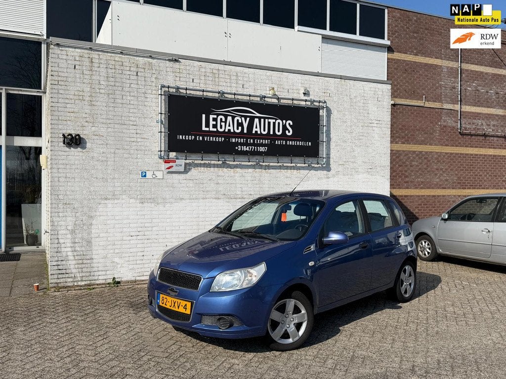 Chevrolet Aveo 1.2 16V LS - APK 03/2027 - AIRCO - RIJDT EN S, Voorwielaandrijving, Stof, 4 cilinders, Metallic lak