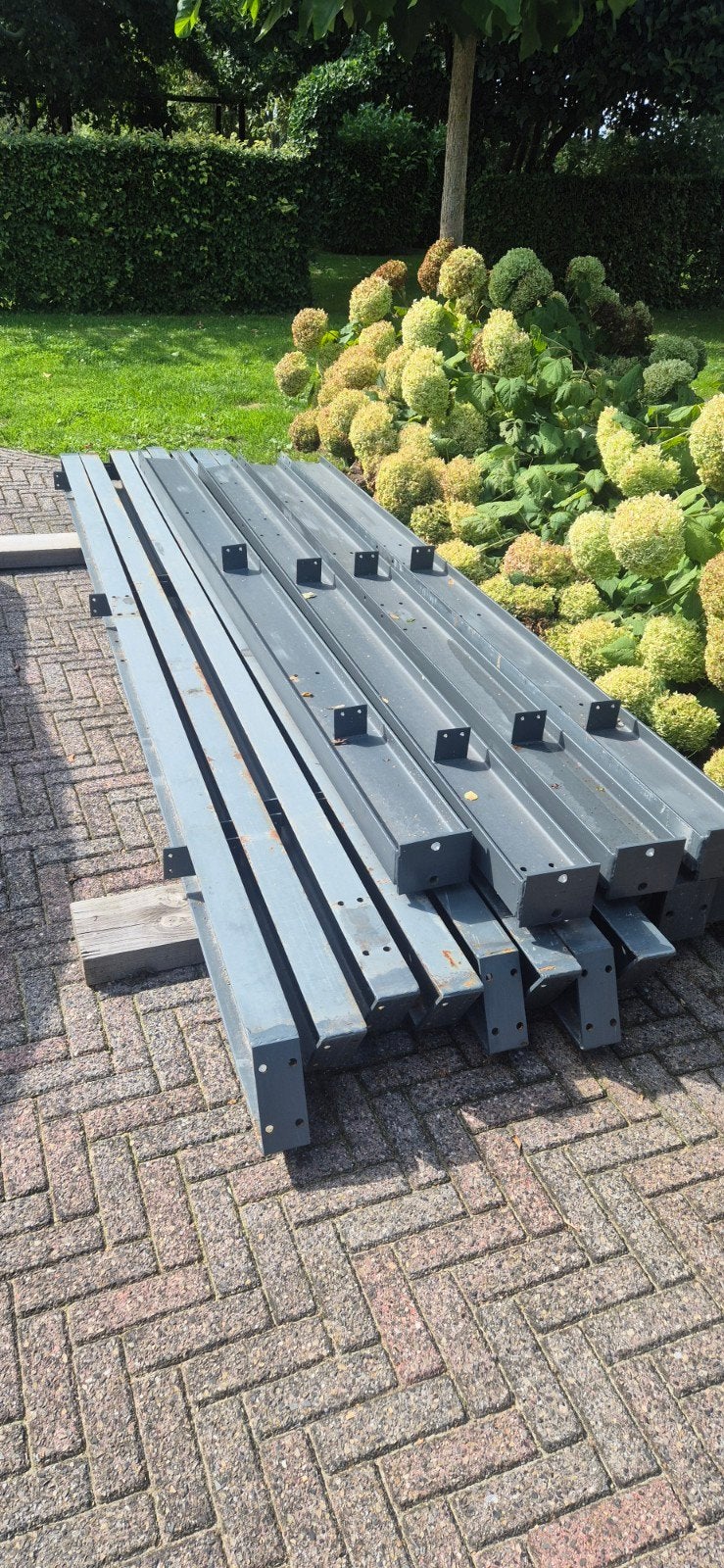 stalen spanten 4 stuks voor loods of grote schuur, Steen of Klei, ., Ophalen of Verzenden, .