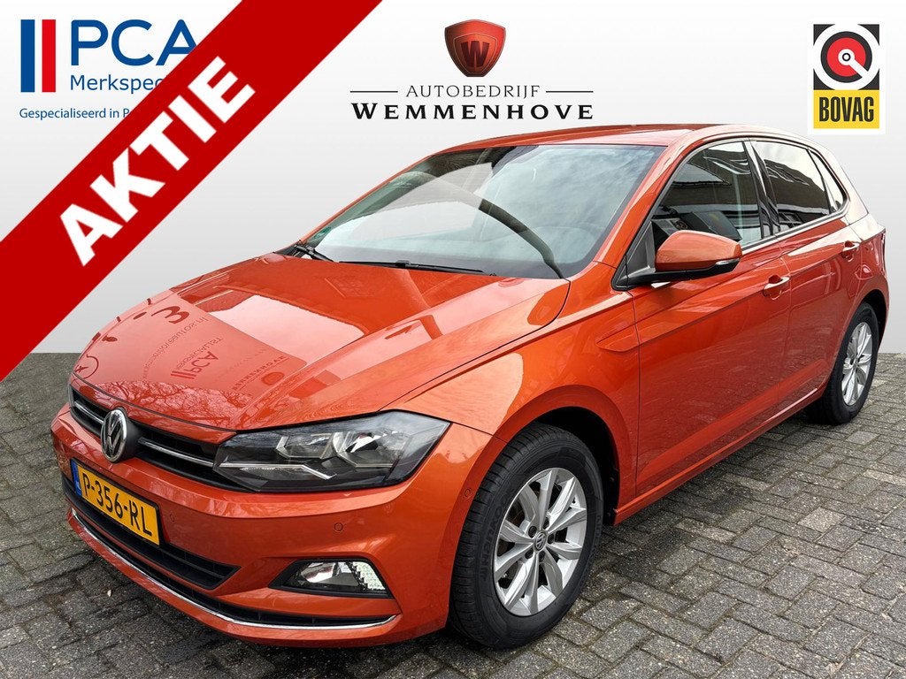 Volkswagen Polo 1.0 TSI Highline (bj 2018), Auto's, Volkswagen, Voorwielaandrijving, 12 maanden, Stof, 23 km/l