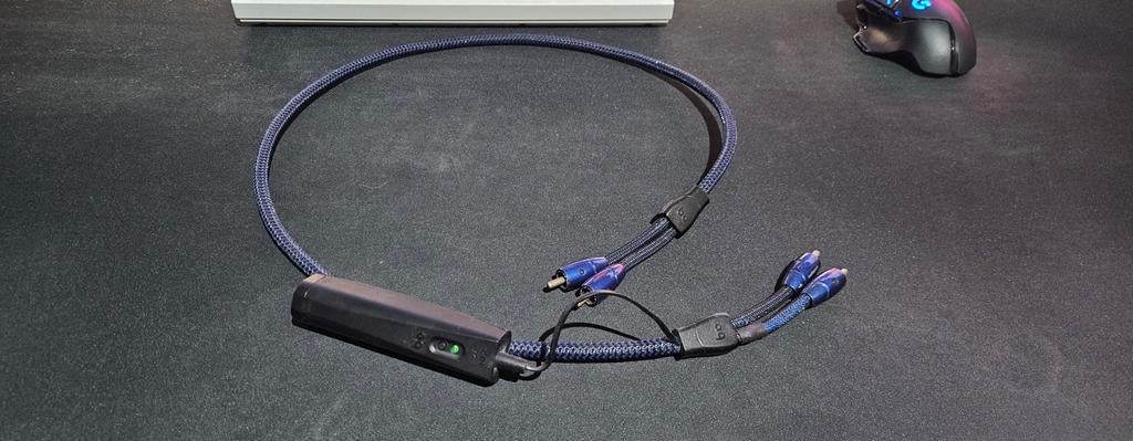 AudioQuest Victoria 1 meter RCA, Ophalen of Verzenden, Zo goed als nieuw, Minder dan 2 meter, Interlink-kabel