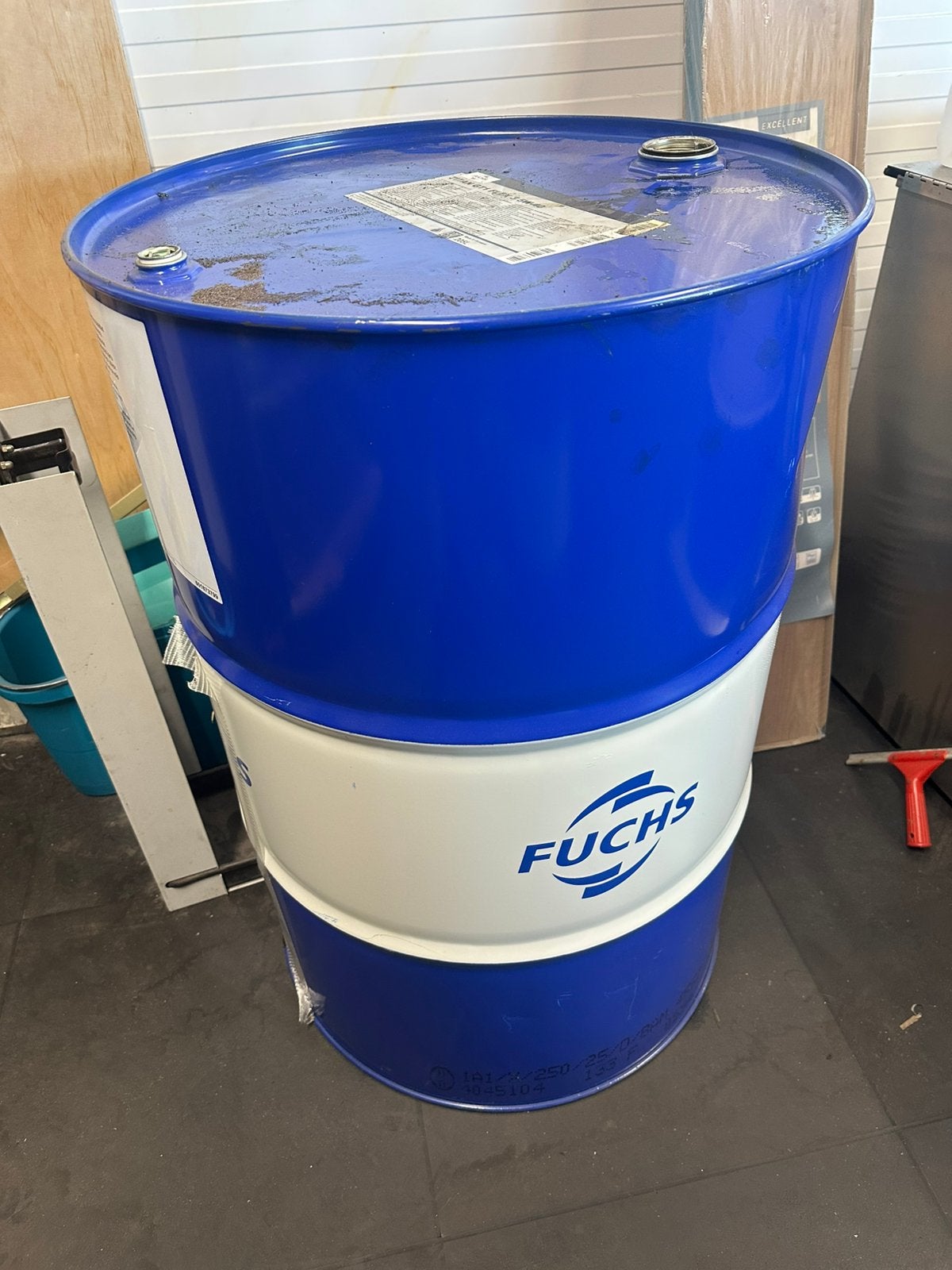 Te koop olievat brandton oliedrum vuurvat vuurton 200 en 60l, Tuin en Terras, Vuurkorven, Ophalen, Zo goed als nieuw