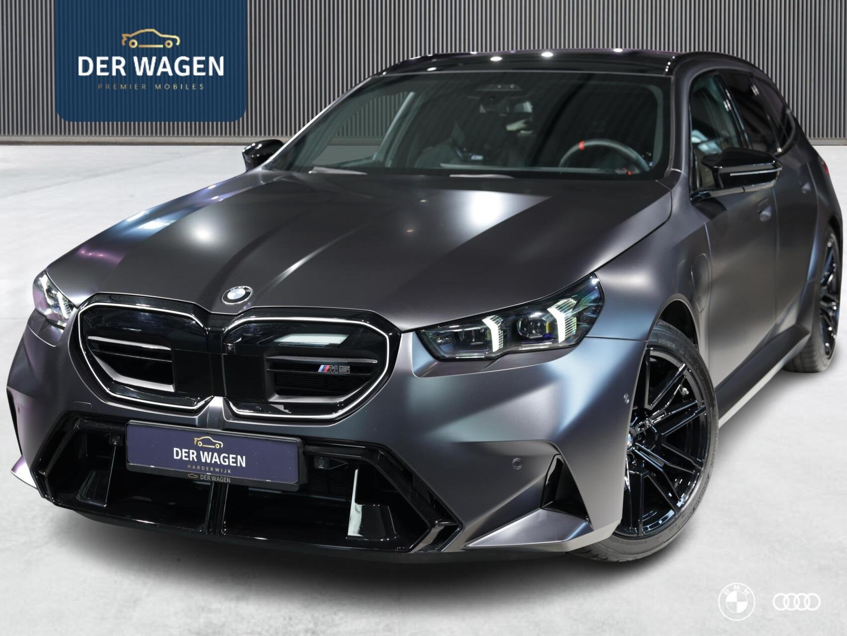 BMW M5 FROZEN GREY / PANODAK / M-DRIVEPACK / BOWERSWILKINS /, 4395 cc, 5-Serie, Lichtsensor, 5 stoelen