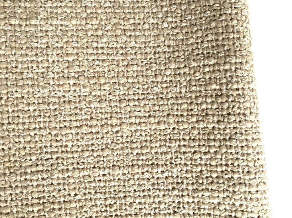 De Ploeg Meru 91 beige+roomwit; restant meubelstof, Wol, 120 cm of meer, Beige, Nieuw