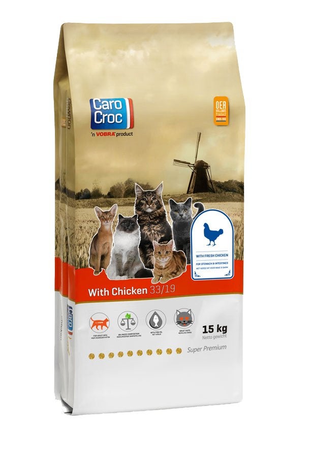 Caro Cat Kip-rijst 15 kg, kattenbrokken - Gratis verzenden !, Dieren en Toebehoren, Ophalen of Verzenden, Kat