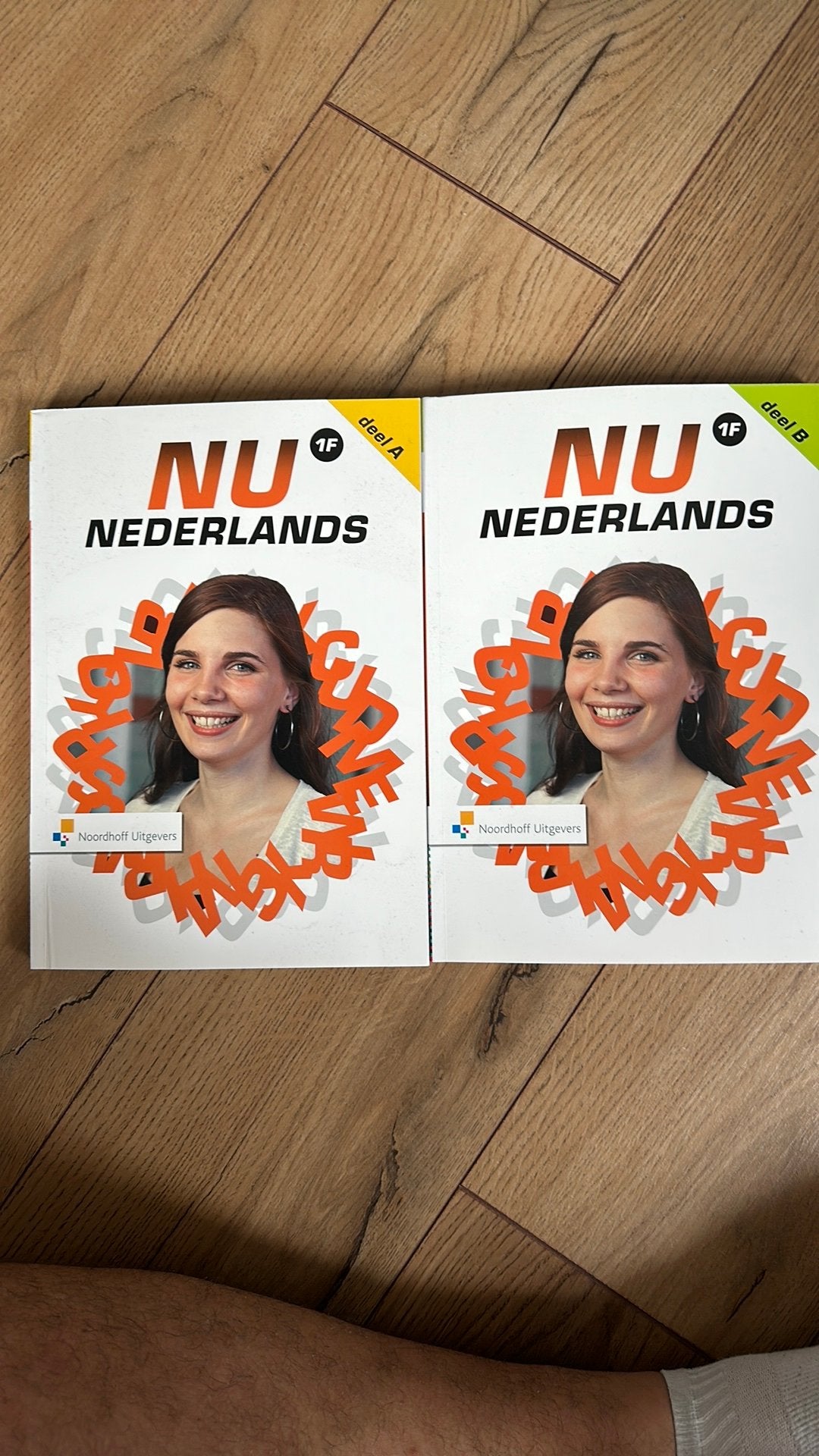 NU Nederlands 1F deel A + deel B, Boeken, Ophalen of Verzenden, Zo goed als nieuw, Overige niveaus, Nederlands