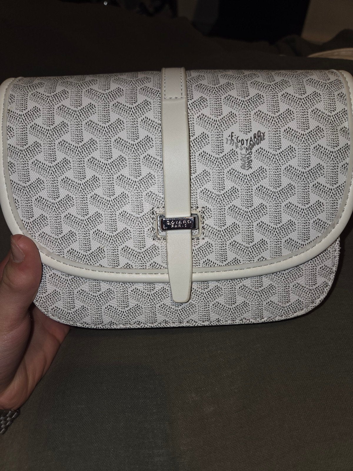 Nieuwe Goyard tas met doos, Ophalen of Verzenden, Nieuw, Wit, Schoudertasje