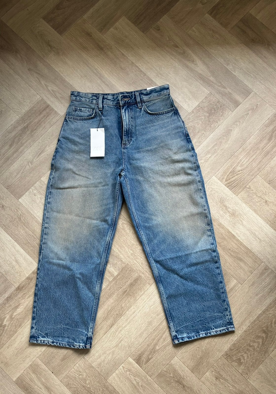 Zara baggy  spijkerbroek heren, Ophalen of Verzenden, Nieuw, Blauw, W36 - W38 (confectie 52/54)