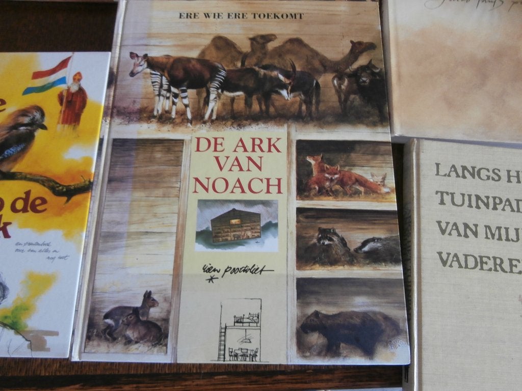 Foto 3 van Boek Rien Poortvliet Tresoor Ark van Noach Hak op tak Tuinpa