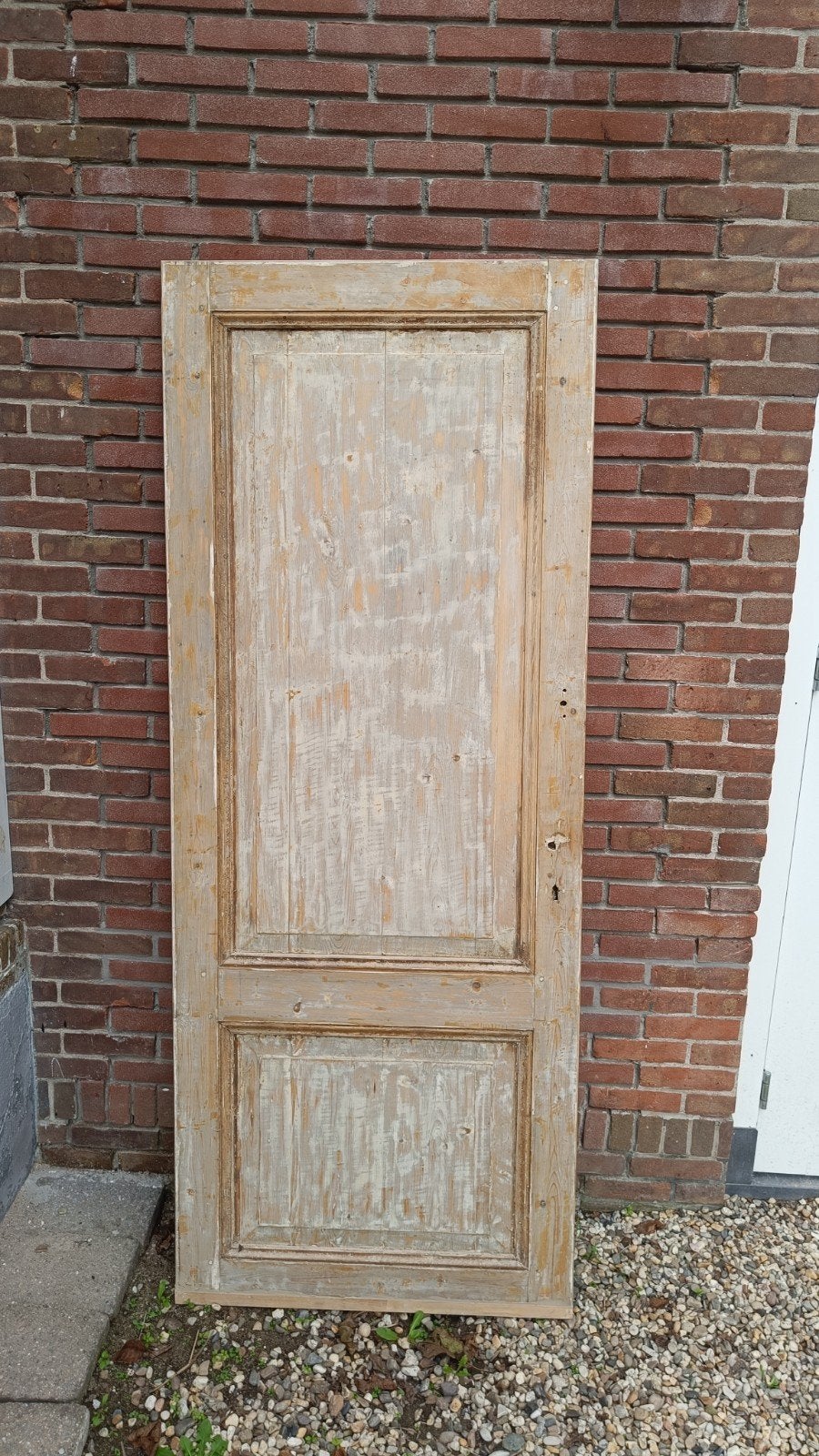 Mooie grenen paneeldeur jaren '30 - Binnendeur, Gebruikt, 80 tot 100 cm, Binnendeur, Ophalen of Verzenden