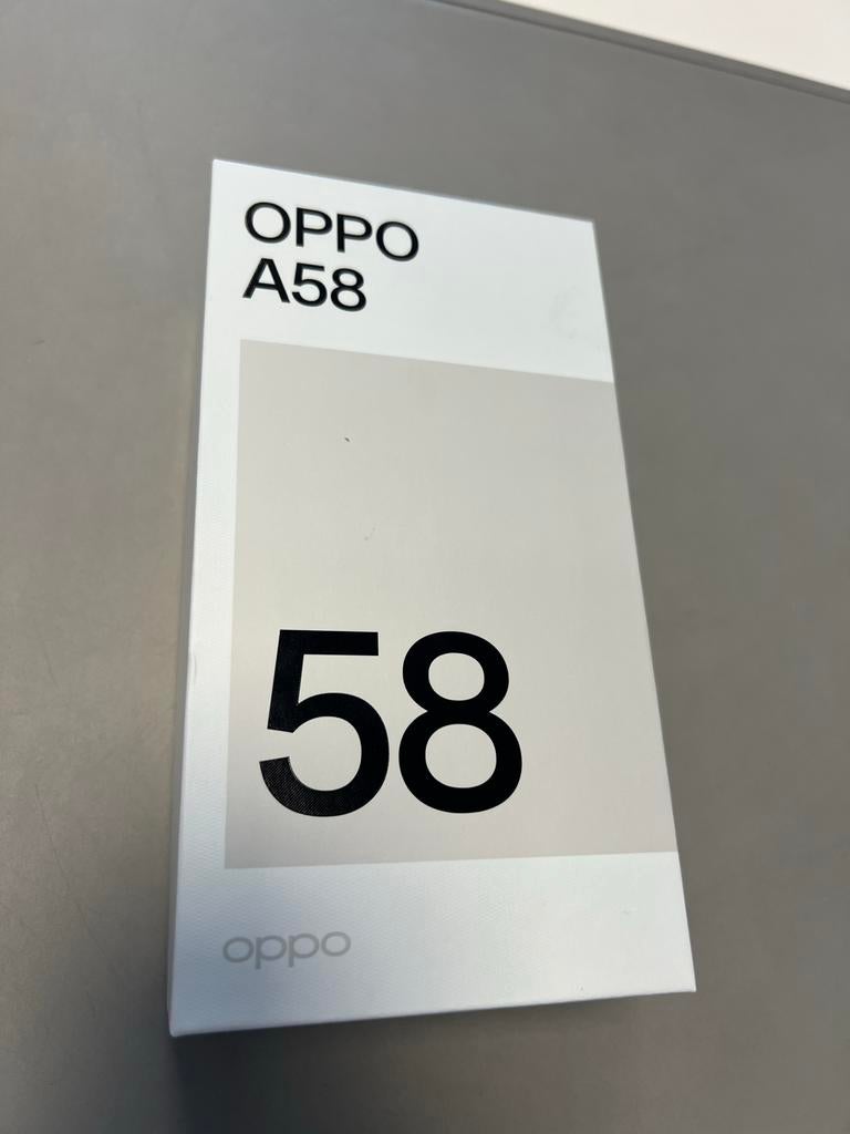 Oppo A58 128GB Nieuw Geseald - Glowing Black, Nieuw, Ophalen of Verzenden, Nvt, Nvt