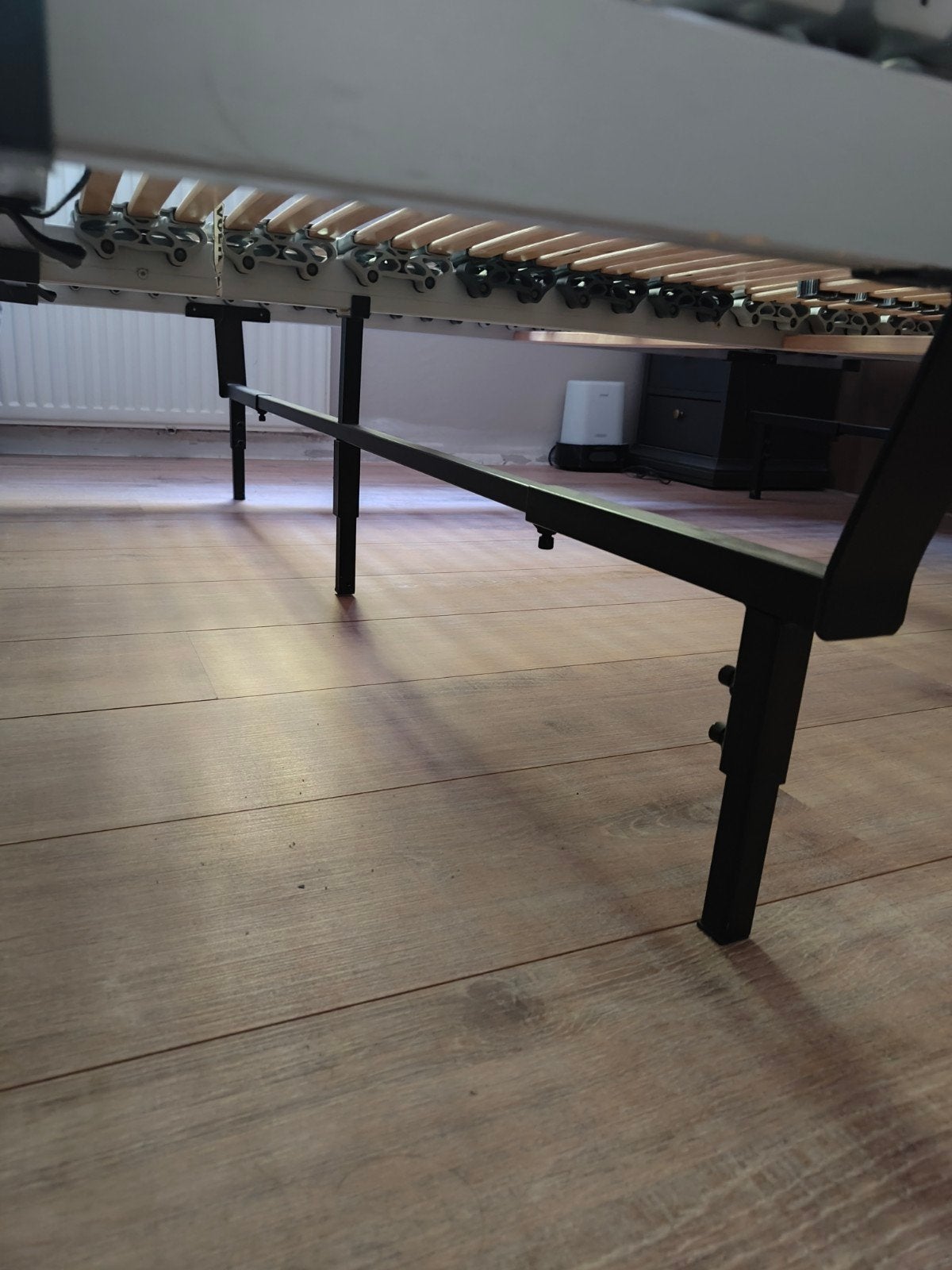 Zelfdragende potenset twee persoons, Ophalen, Tweepersoons, Zo goed als nieuw, 200 cm