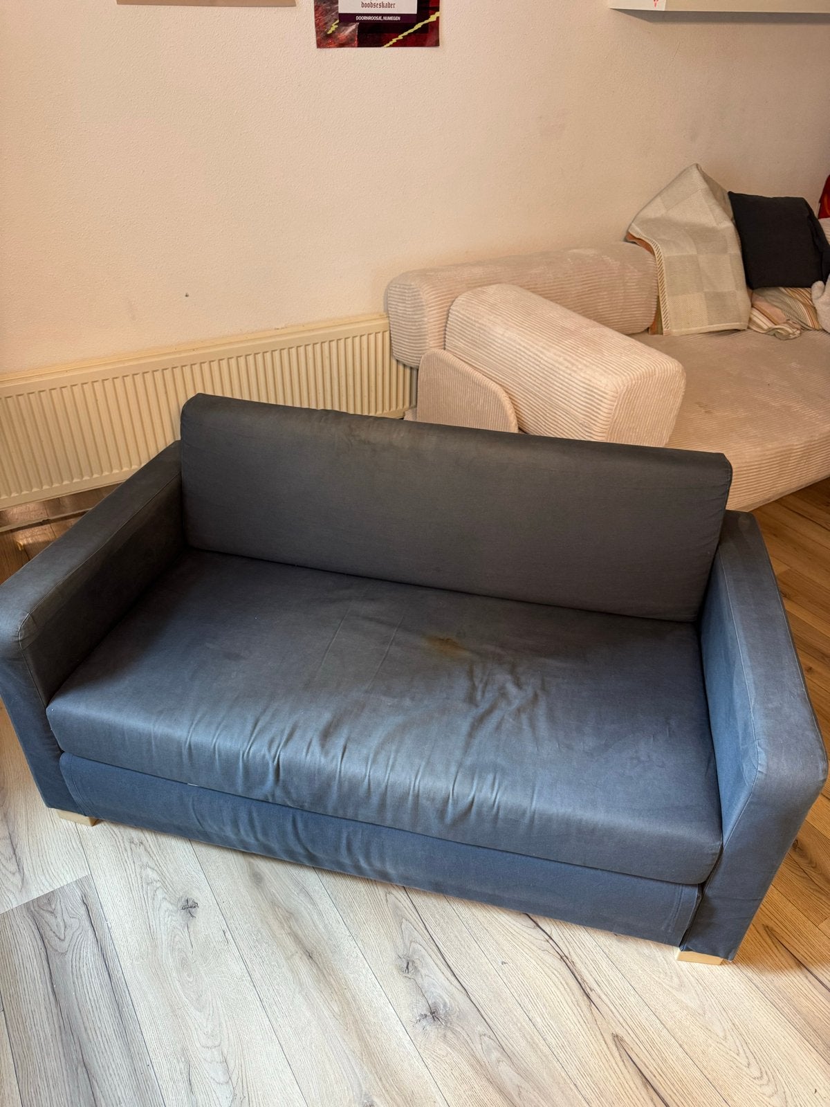 Uitklapbare slaapbank 2-persoons Ikea, Ophalen, Gebruikt, Tweepersoons, 190 cm of minder