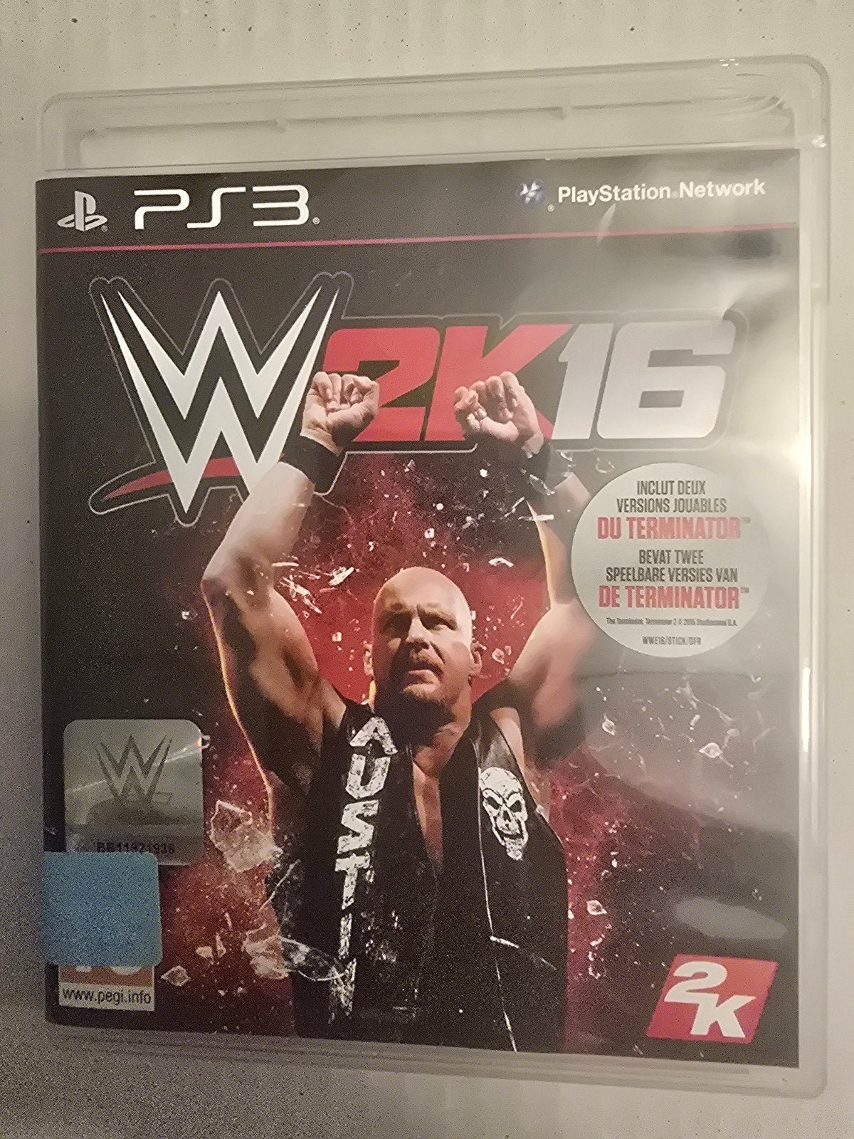 WWE 2K16 PS3 - Wrestling Game met Stone Cold Steve Austin, Vechten, 2 spelers, Ophalen of Verzenden, Zo goed als nieuw