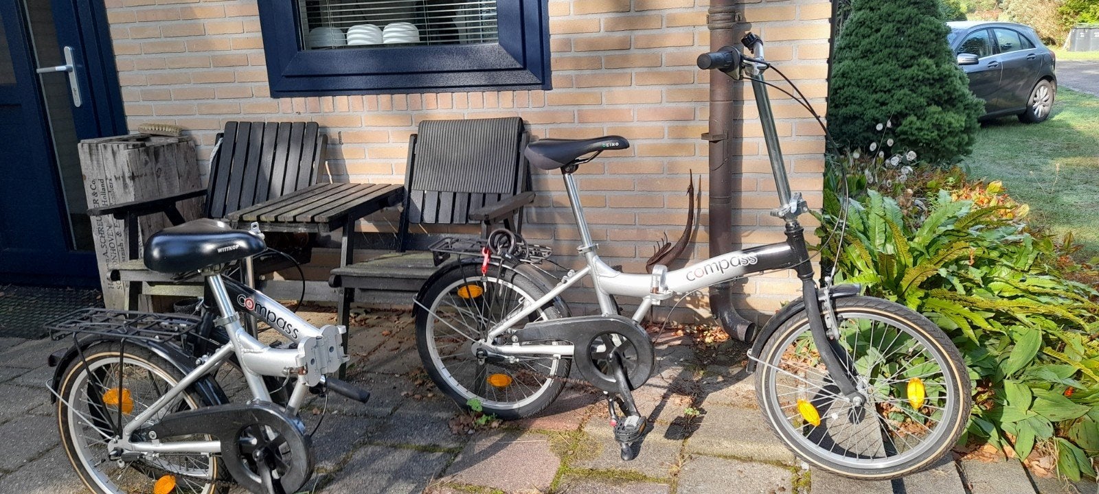 Foto 6 van Compass vouwfietsen, 3 versnellingen, hand- en terugtraprem