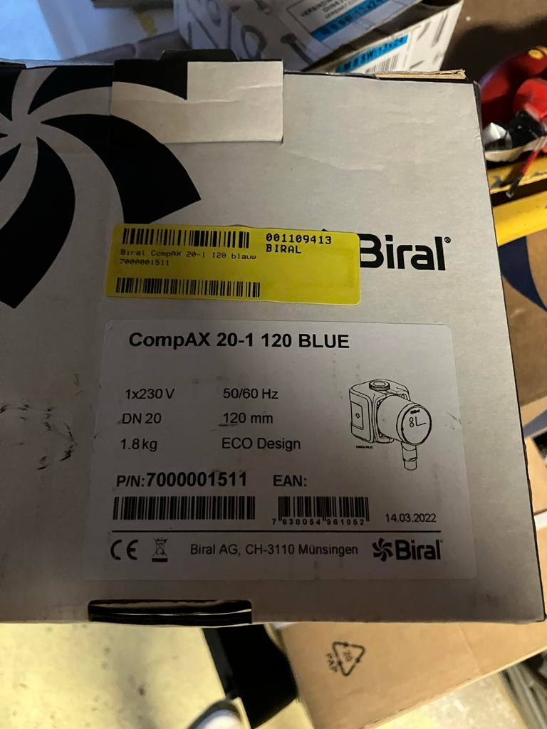 Biral CompAX 20-1 120 BLUE, Ophalen of Verzenden, Nieuw, Elektrisch, Overige typen