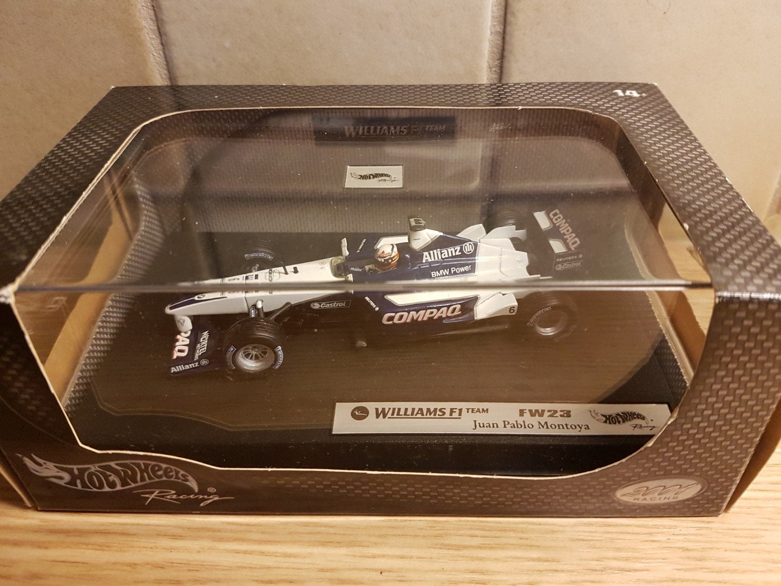 F1 Williams BMW fw23 Juan pablo Montoya 2001, Ophalen of Verzenden, Zo goed als nieuw, Auto, Overige merken
